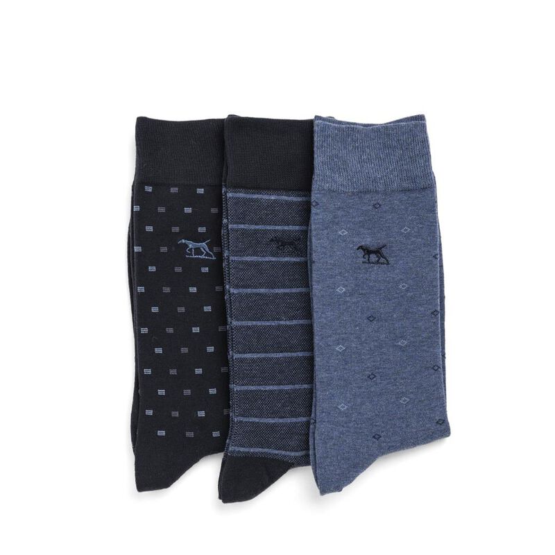 Rodd & Gunn Seacliff Multi Sock 3 Pack image number 1